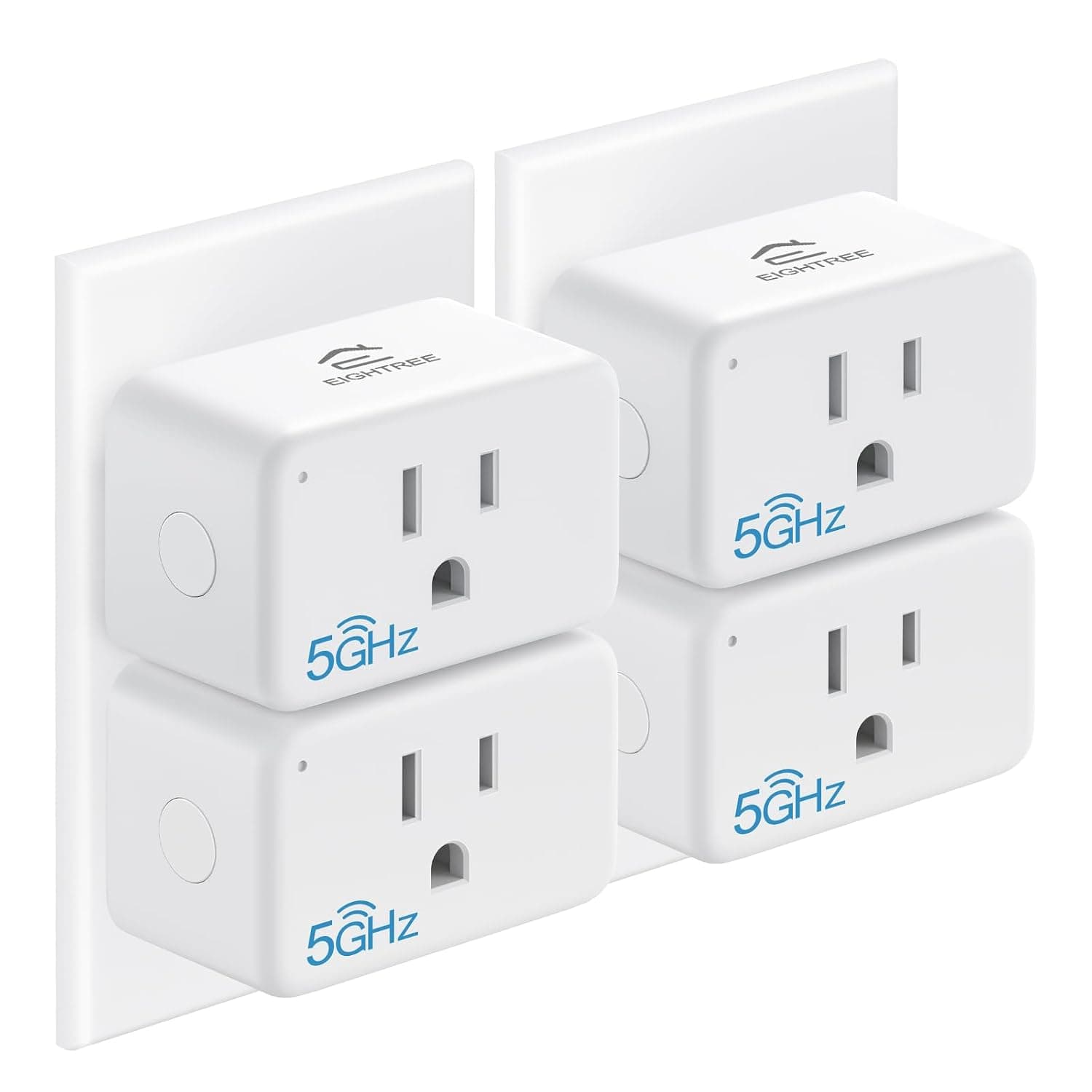 EIGHTREE Smart Plug with Energy Monitoring 4-Pack Overview