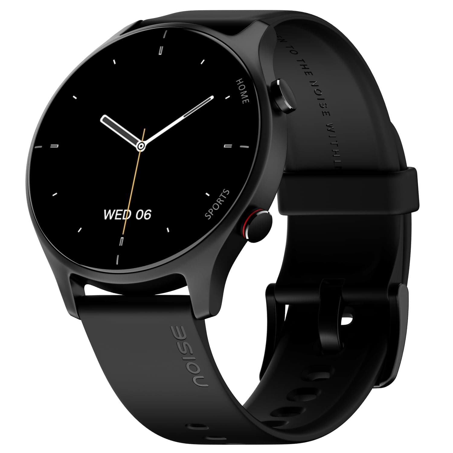 Noise Twist smartwatch Jet Black front view