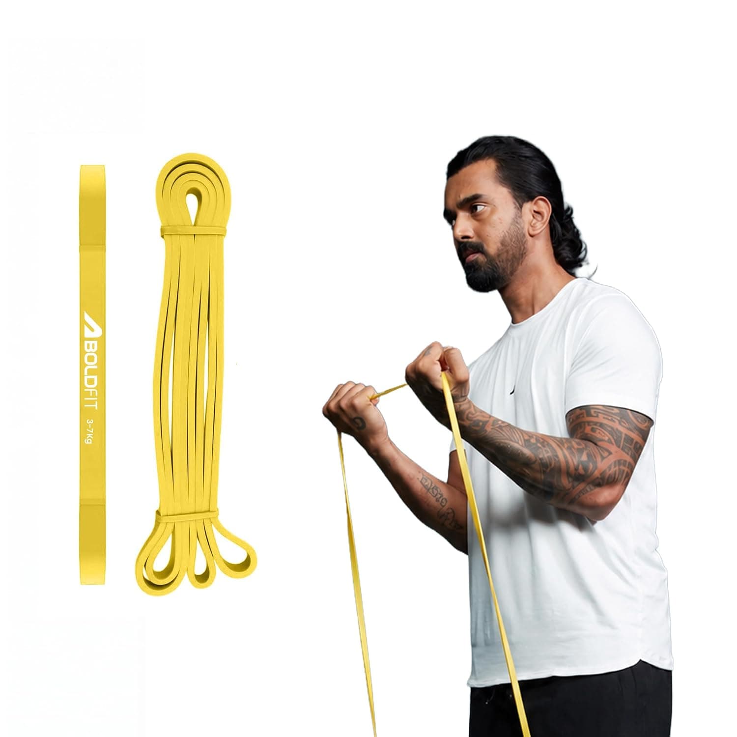 Boldfit heavy resistance pull up band overview