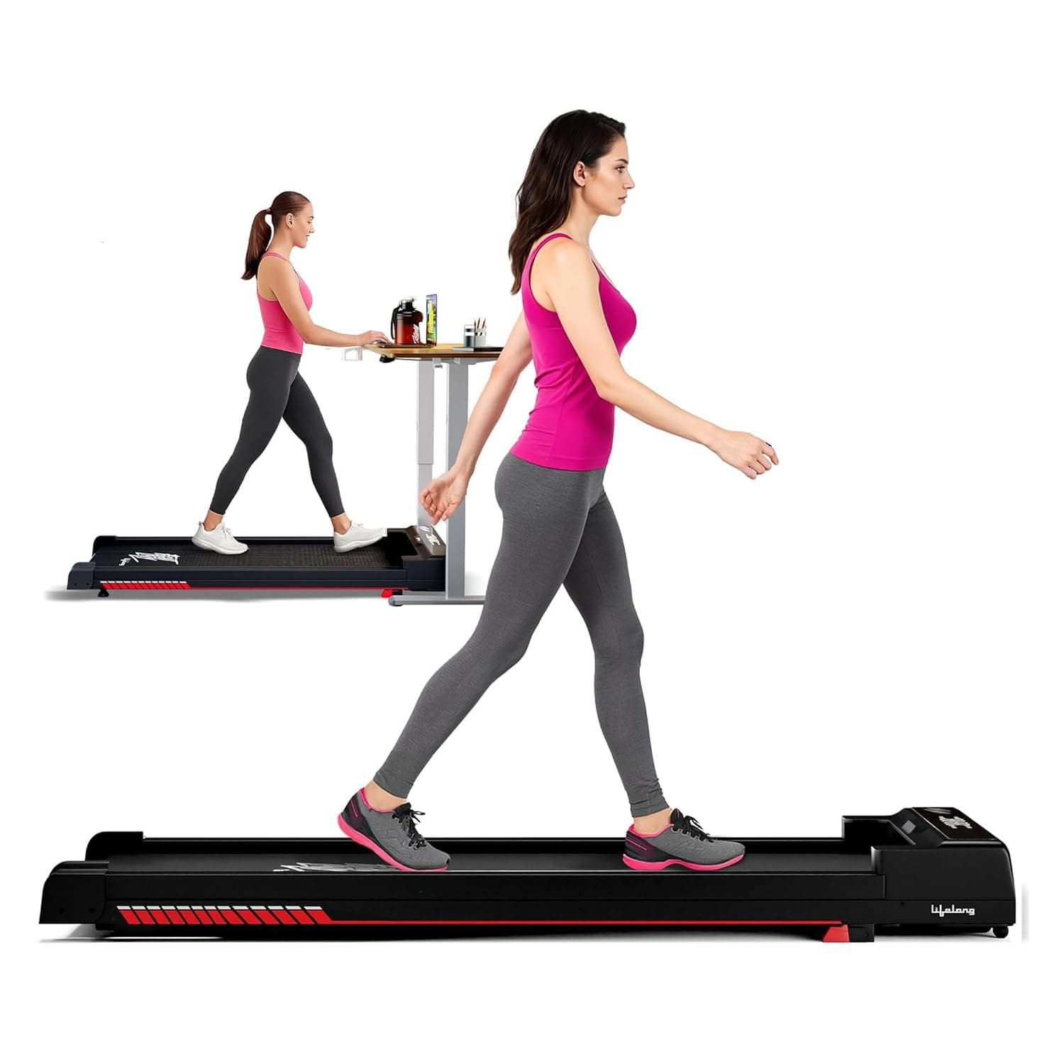 Lifelong LLTM183 under desk walking pad treadmill overview
