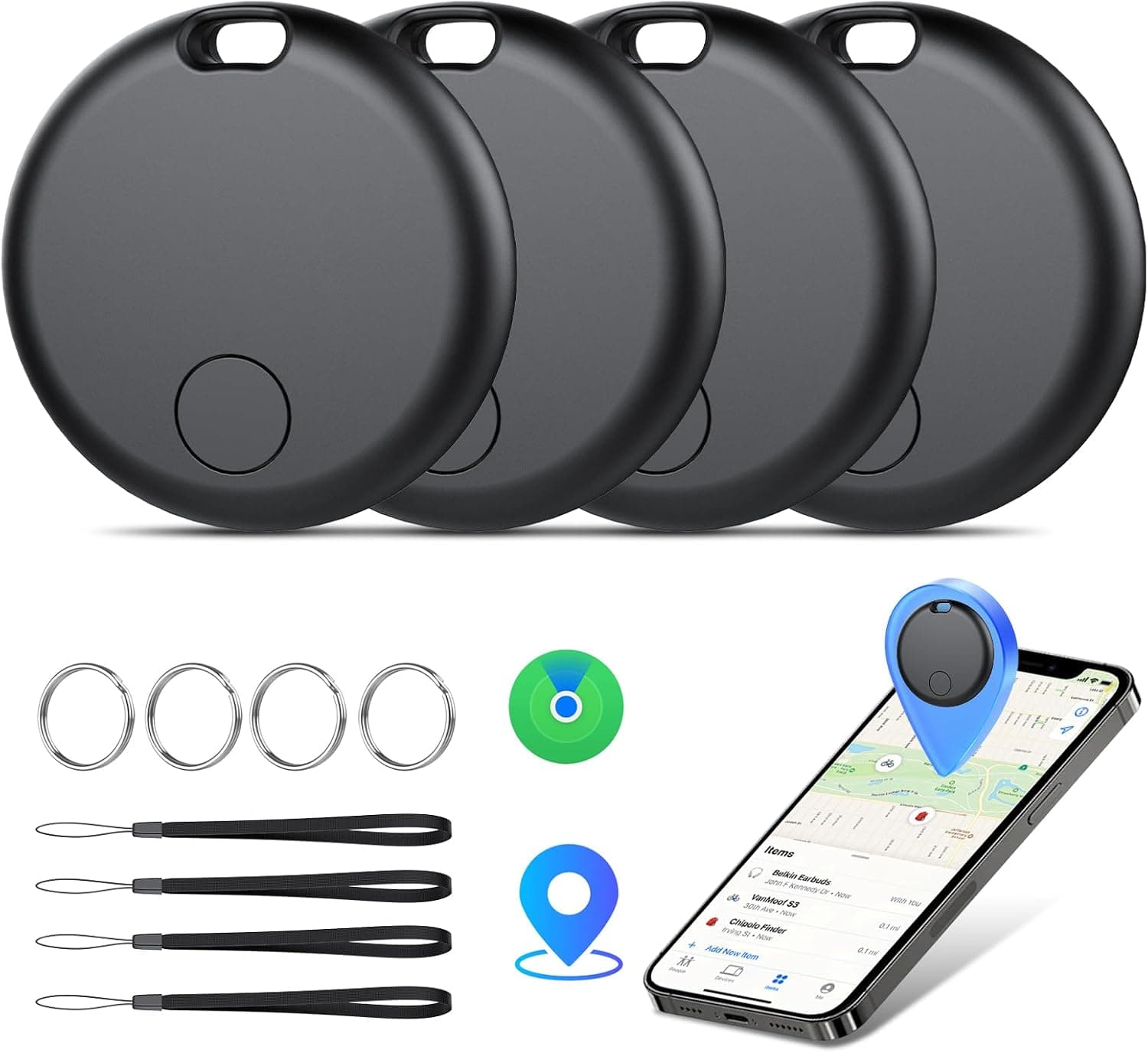 Air Tracker Tags 4-Pack Package Overview