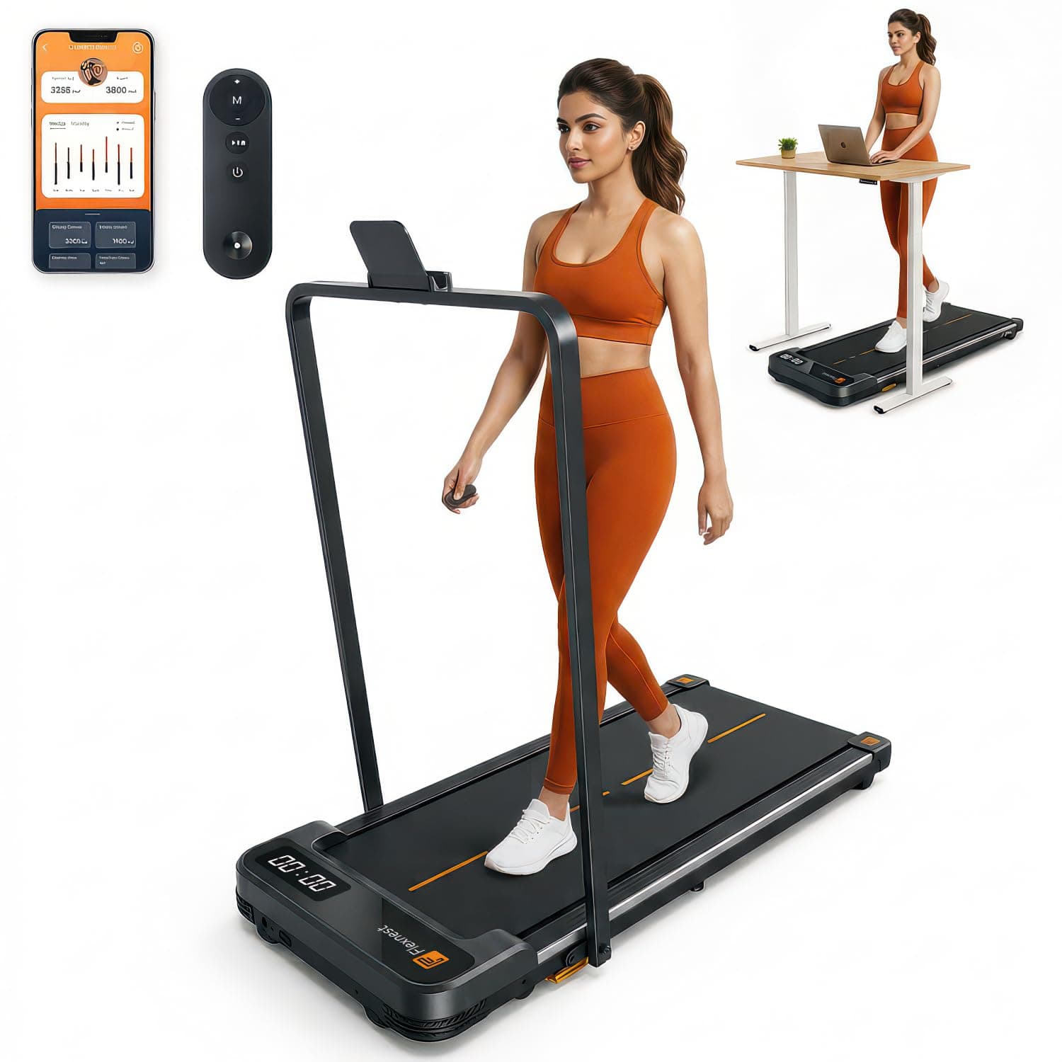 Flexnest smart foldable motorized treadmill overview