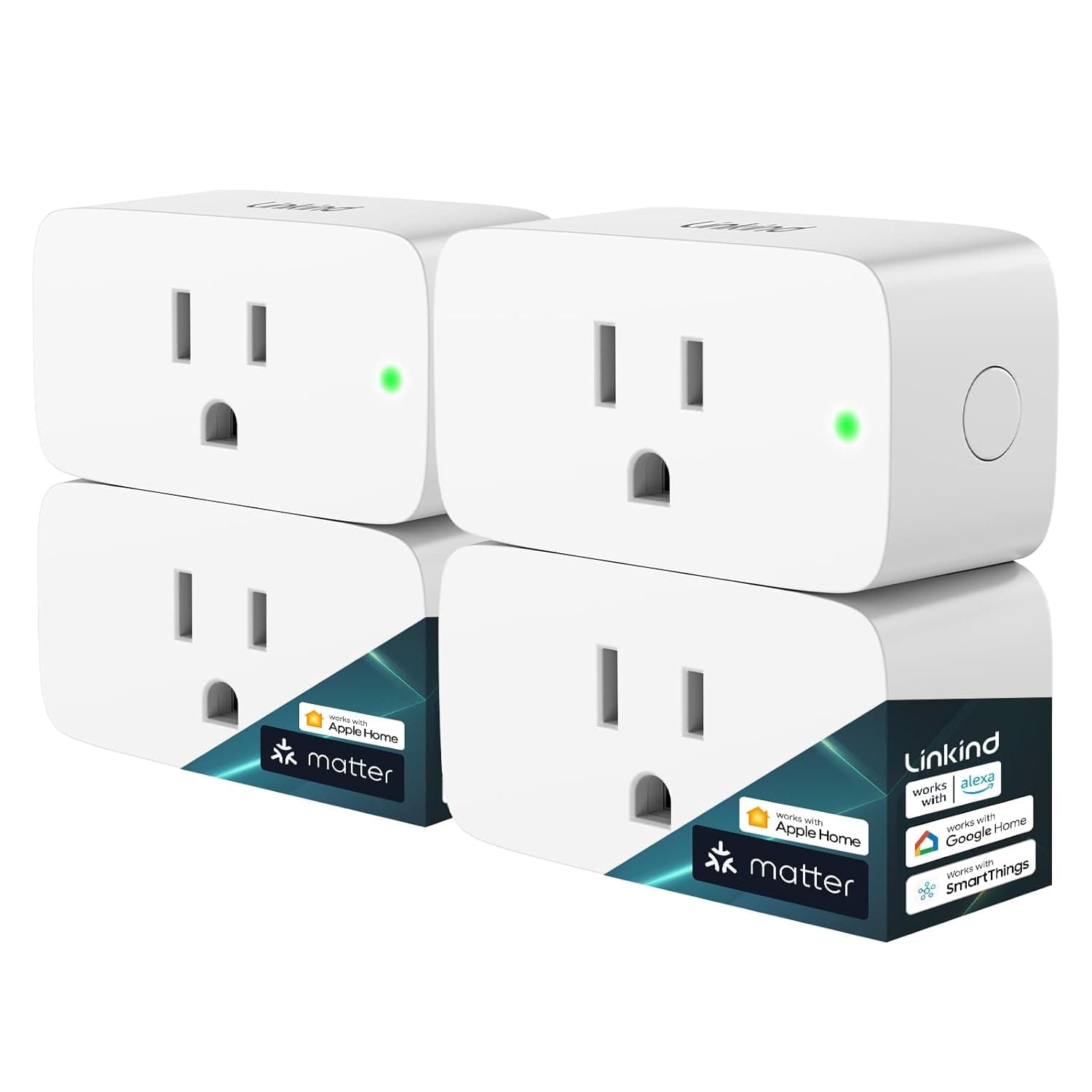 Linkind Matter Smart Plug 4-Pack Overview