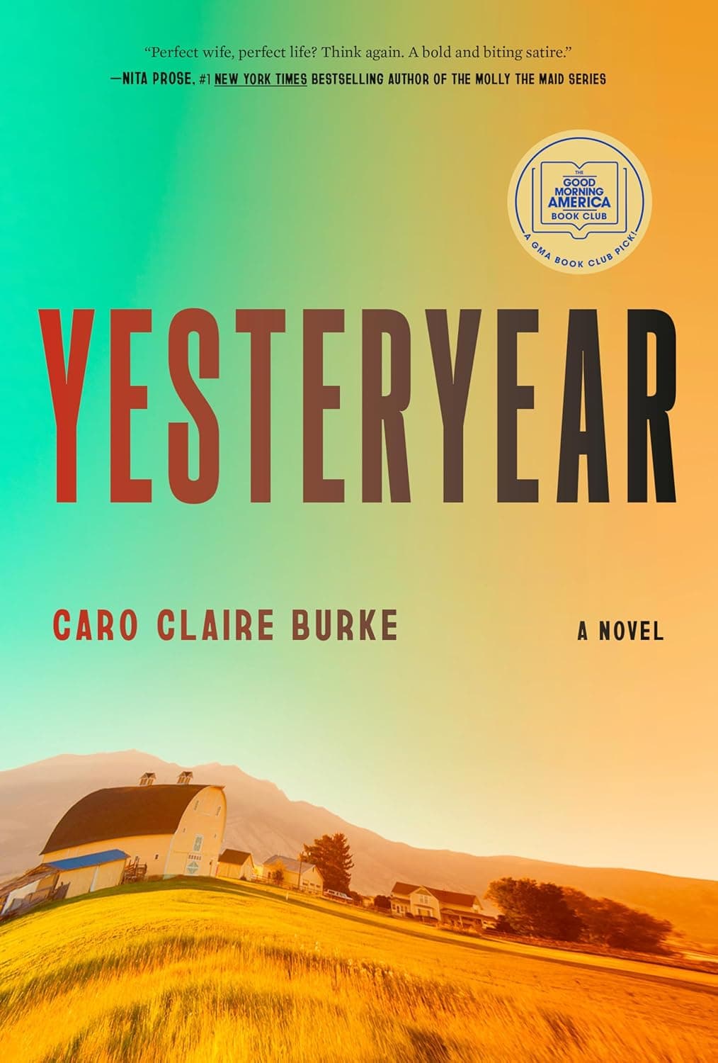 Yesteryear A Novel by Caro Claire Burke Hardcover Book Cover