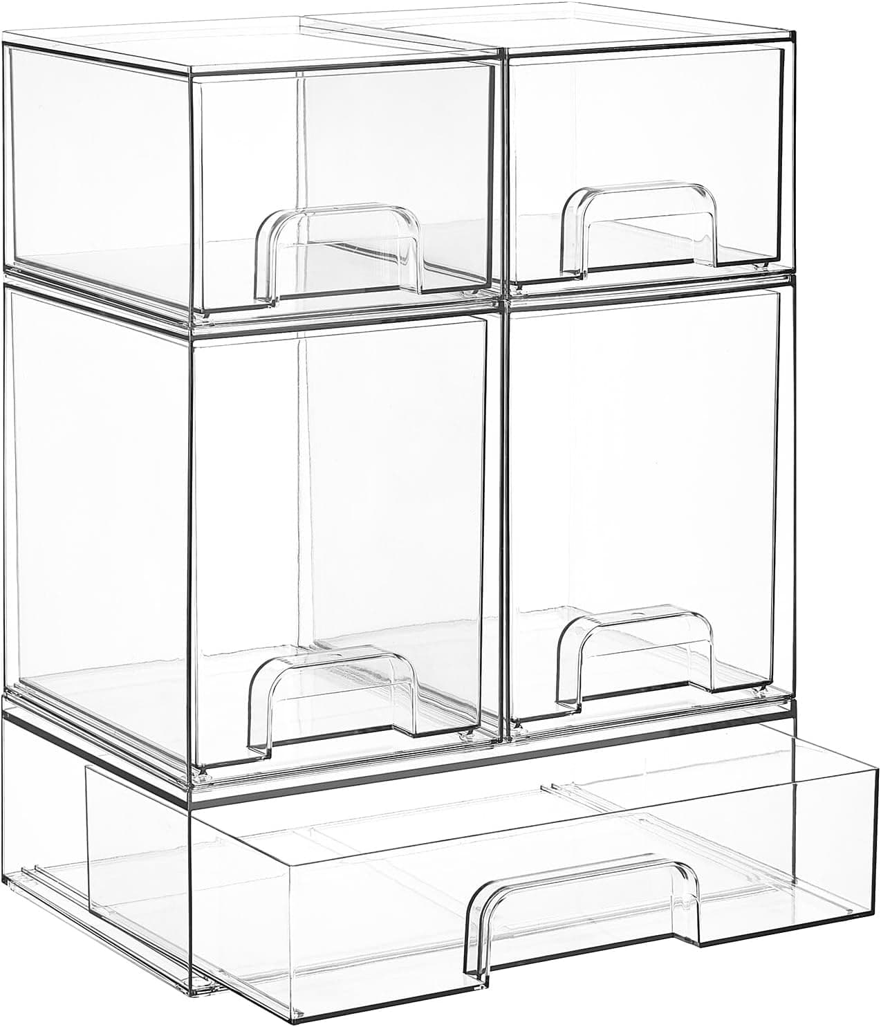 STORi clear stackable vanity storage drawers modular acrylic organizer overview