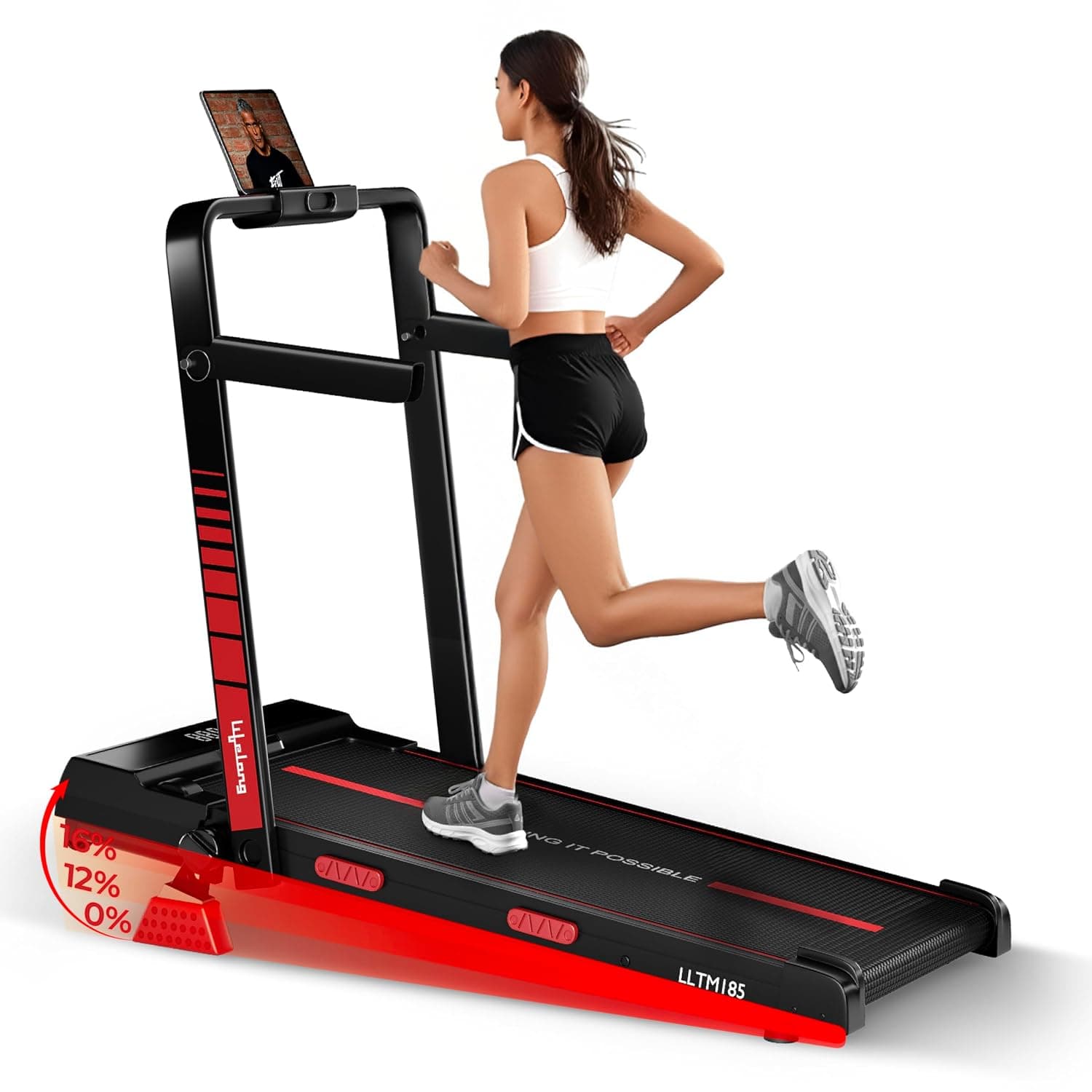 Lifelong compact foldable motorized treadmill overview
