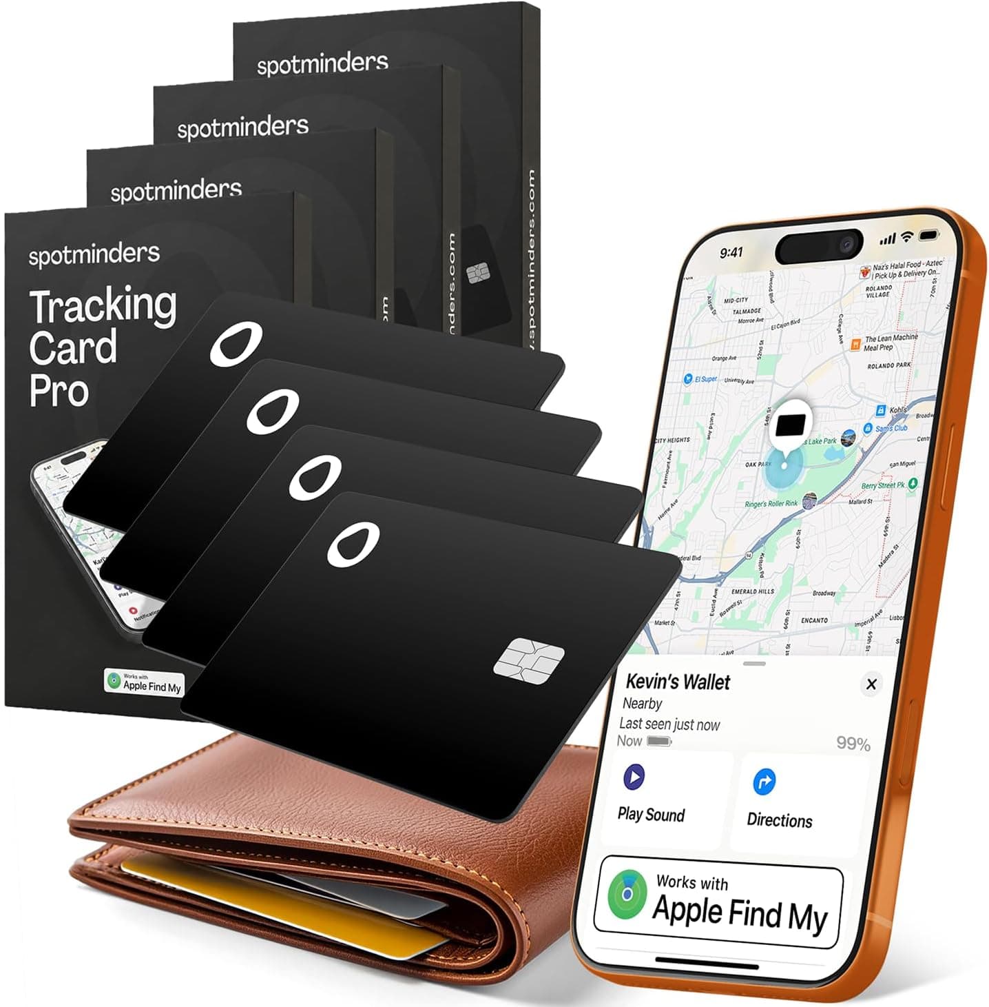 SPOTMINDERS Rechargeable Apple Find My Smart Tracker Overview