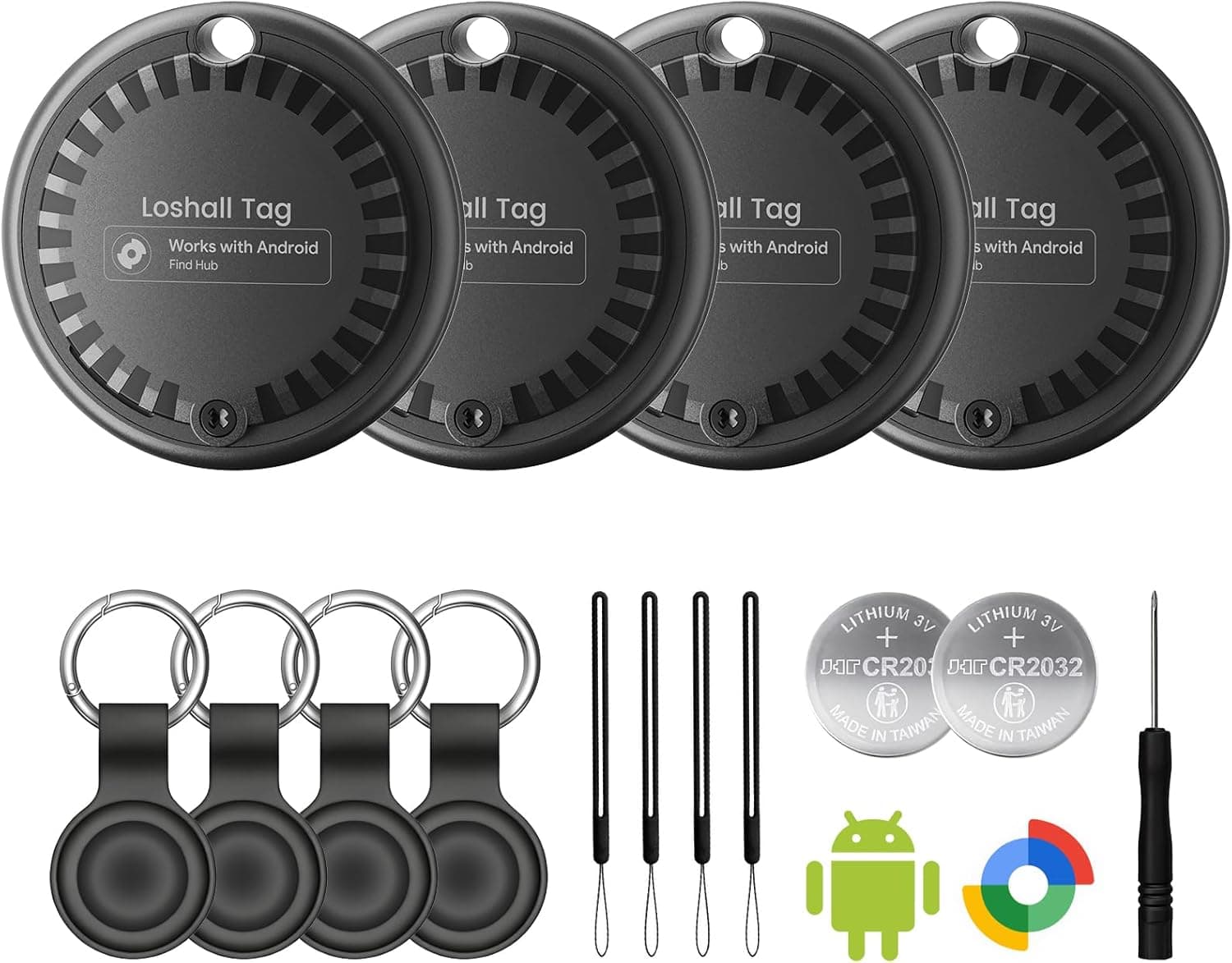 Smart Tag 2-Pack for Android Google Find My Device Overview