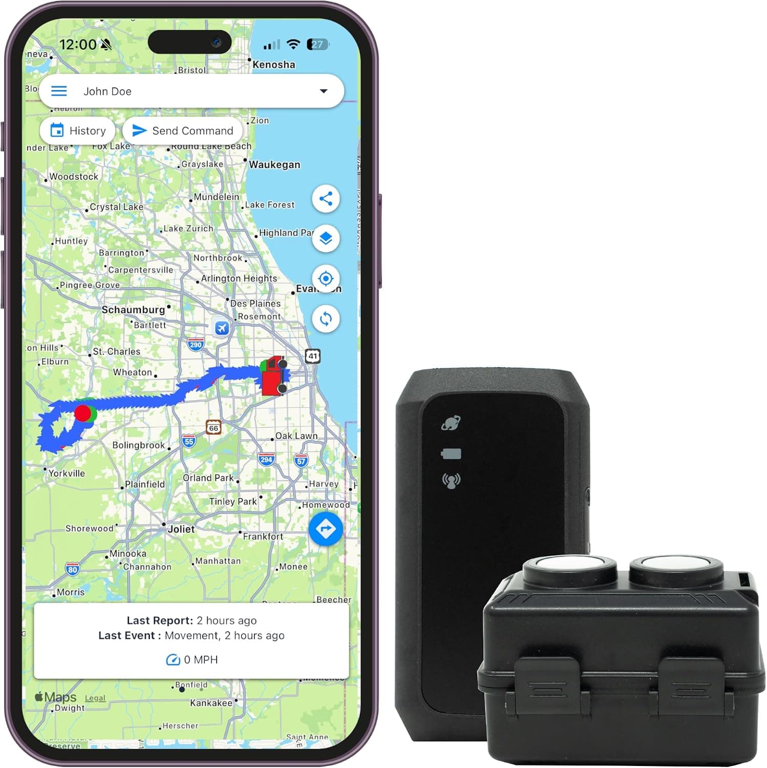 Optimus 3.0 4G LTE GPS Tracker with Magnetic Case Overview