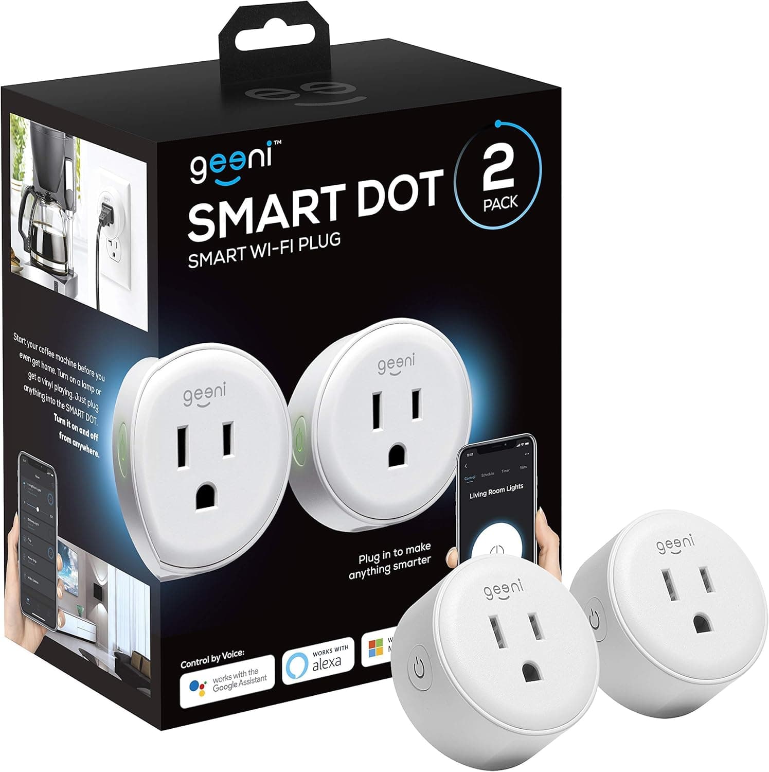 Geeni Dot Smart Wi-Fi Plug 4-Pack Overview