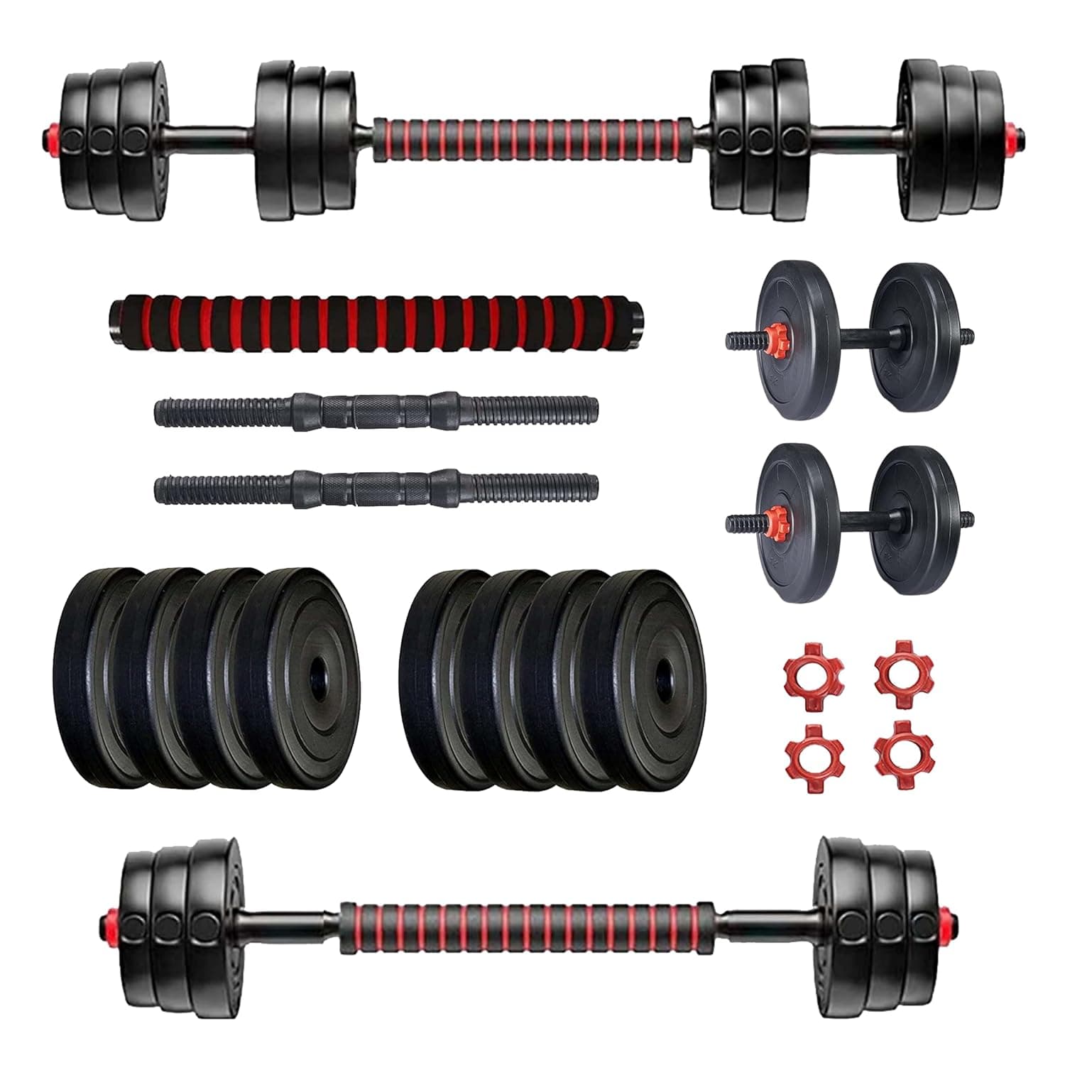 Protoner 3-in-1 convertible dumbbell and barbell set overview