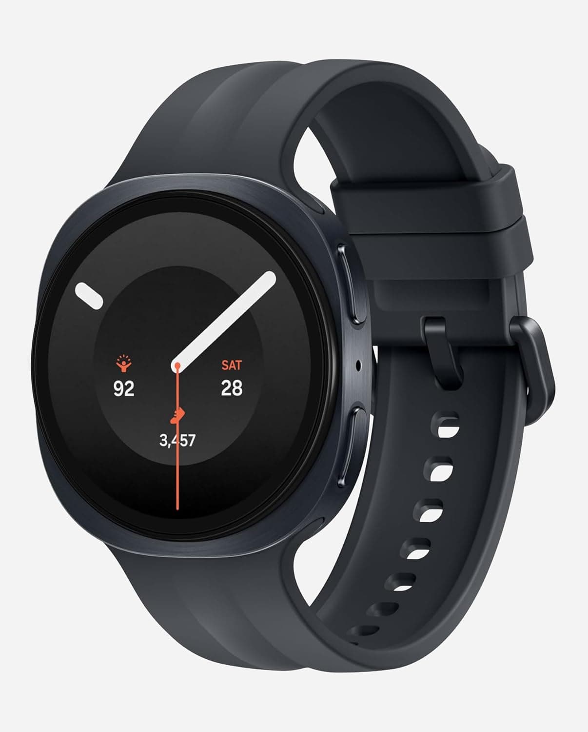 Samsung Galaxy Watch9 Graphite 40mm front watch face view