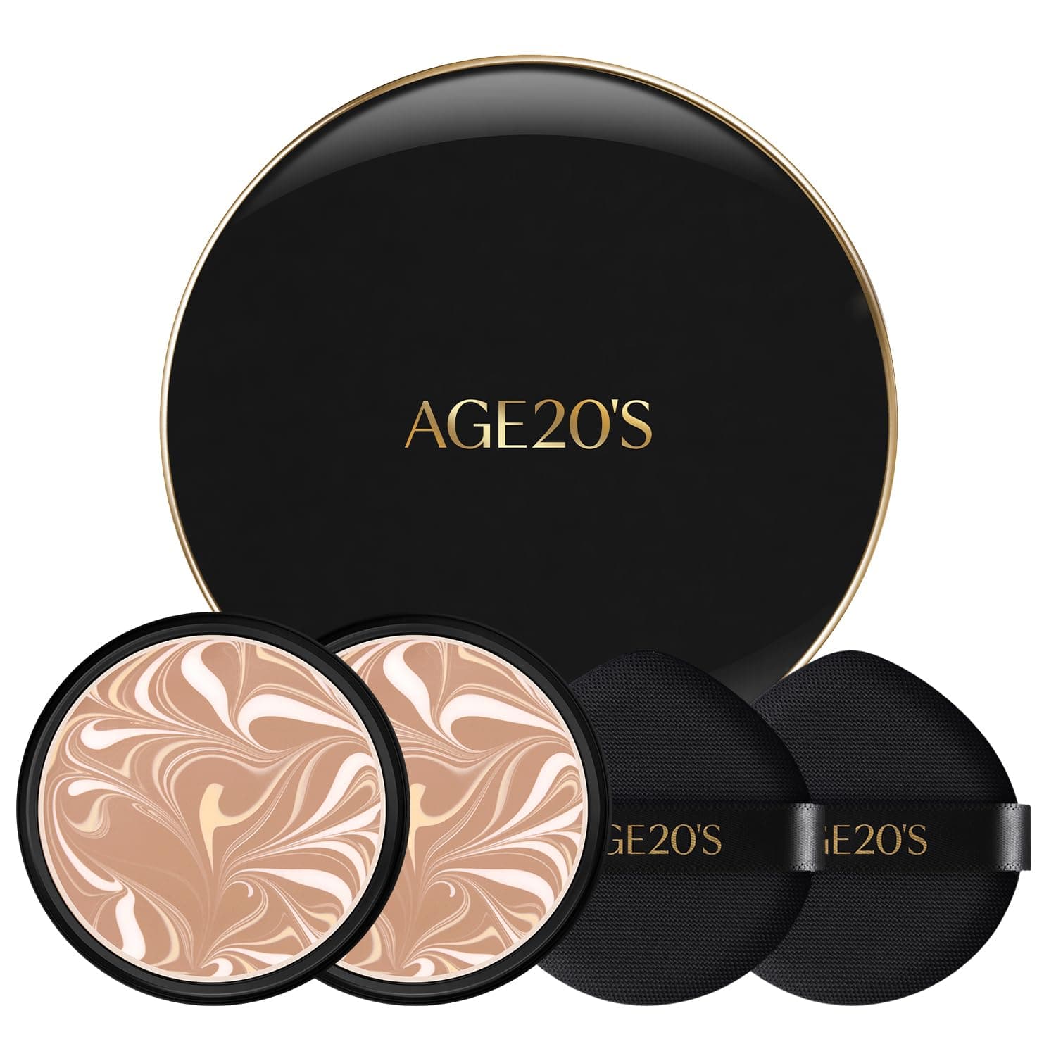 AGE20'S Signature Essence Pact SPF 50+ compact and refill box pack of 2