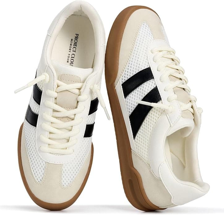 PROJECT CLOUD breathable mesh retro sneaker with elastic laces pair