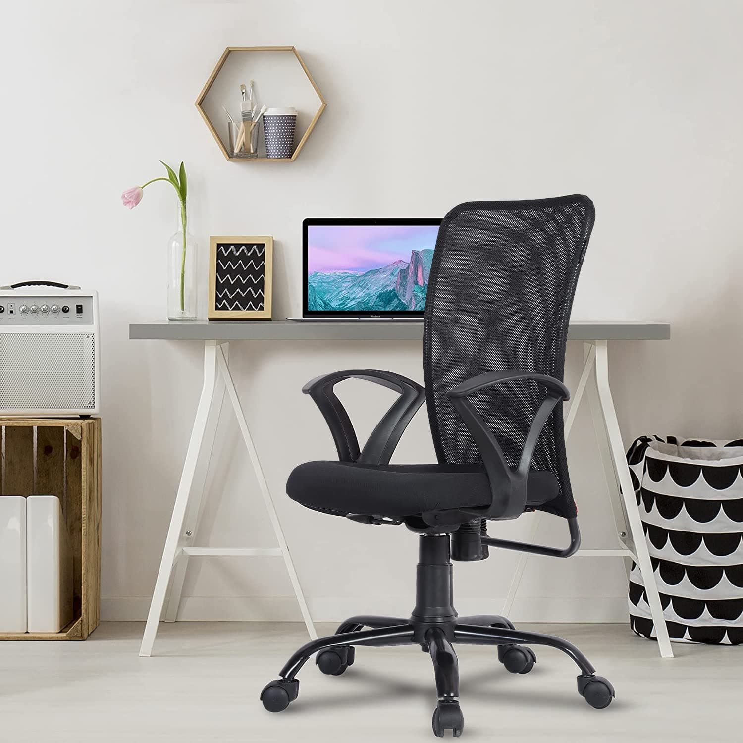 Green Soul Seoul office chair mid back mesh front view
