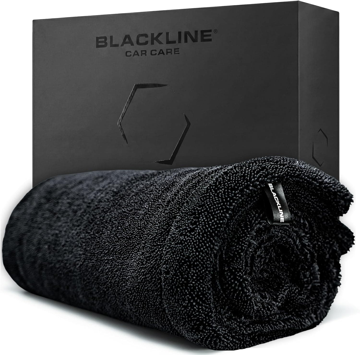 Blackline Car Care 1300GSM Twisted Loop Microfiber Car Drying Towel 20x30 inch