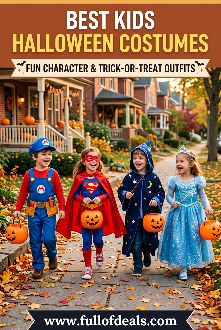 Best Kids Halloween Costumes for Trick-or-Treating and School Dress-Up