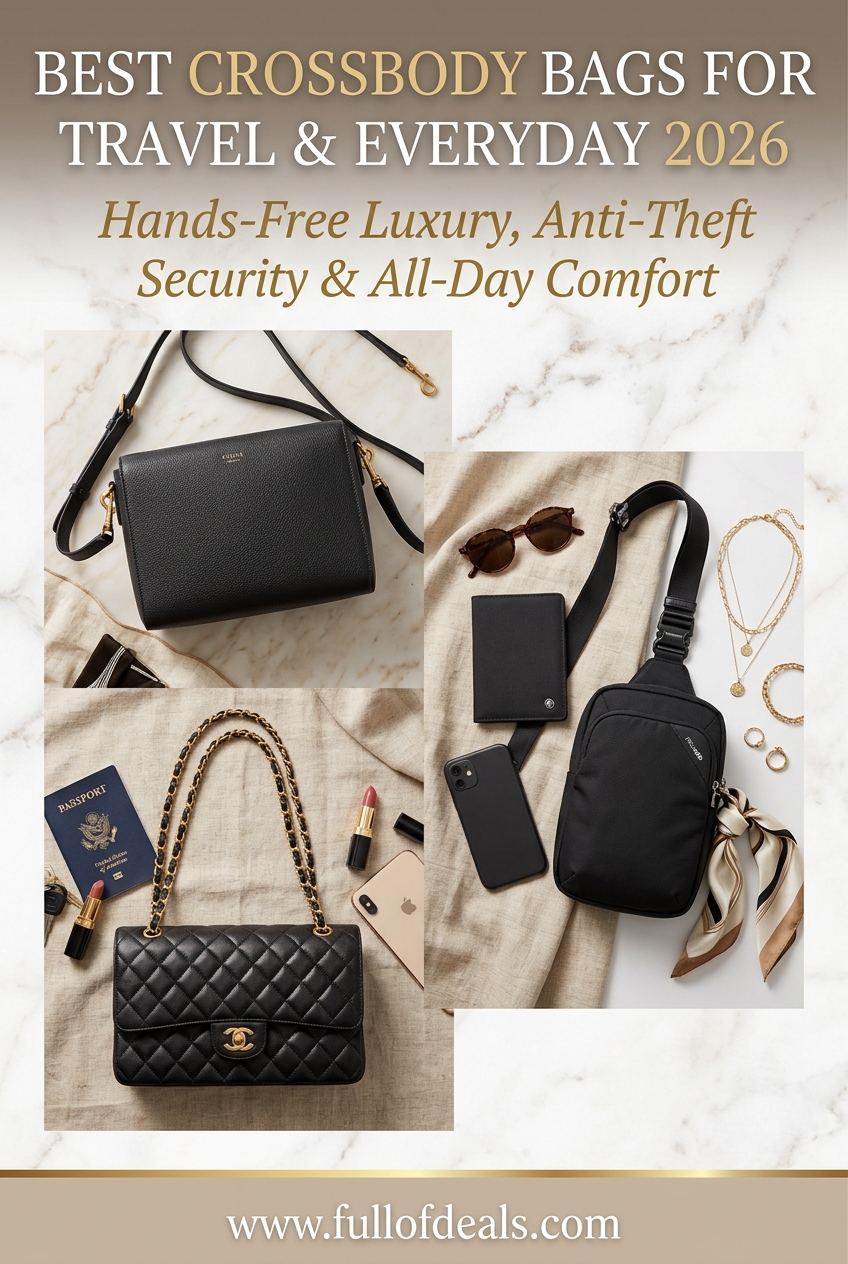Best Crossbody Bags for Travel & Everyday in 2026 – Anti-Theft, Leather & Lightweight Slings Reviewed