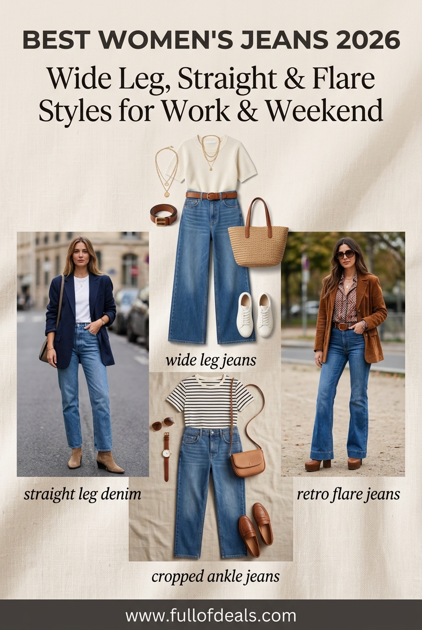 Best Women's Jeans for Everyday, Work & Going Out in 2026 – Wide Leg, Straight, Bootcut & Tapered Styles Reviewed